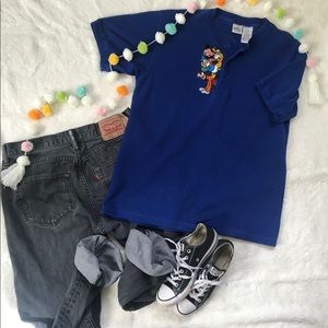 The Disney Store | 90’s Vintage Navy Polo Men’s M